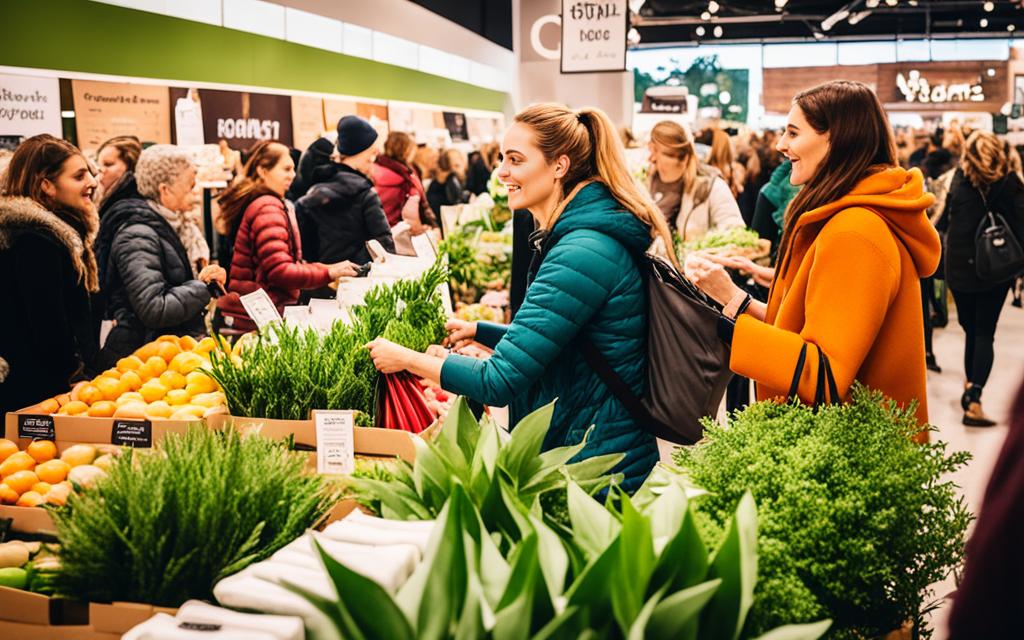 nachhaltige Produkte und veganer Einkauf